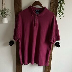 Vintage Cumberland Bay Men's 100% Cotton Polo Short Sleeve Shirt Size XL